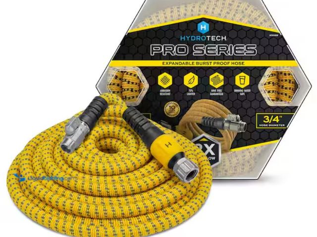 Lot 49-1623725 - Hydrotech Pro Series 3/4 in. x 100 ft. Heavy Duty Garden Water Hose, Lightweight, Expandable, Model ...