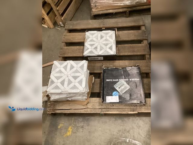 Lot 49-5454234 - MSI
Bianco Dolomite Geometrica 12 in. x 12 in. x 0.38 in. Polished Marble Mesh-Mounted Mosaic Tile ...