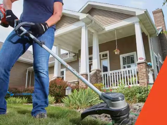 Lot 49-1623507 - ECHO 56V 16 in. Brushless Cordless Battery Straight Shaft String Trimmer with Speed-Feed Head and 2....