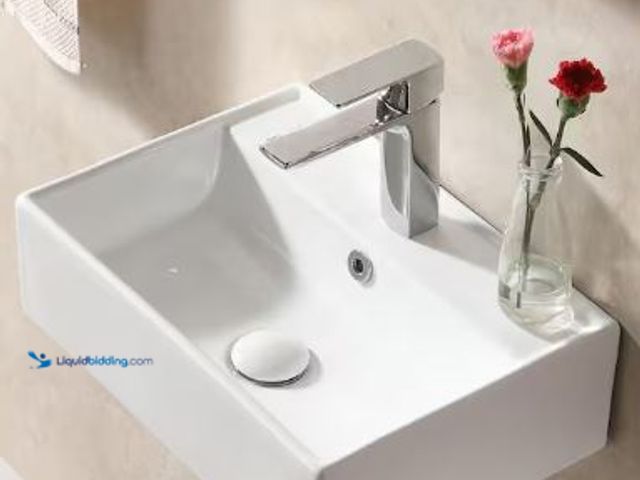 Lot 49-1517218 - HOROW
Rectangular Wall-Mount Install or On Countertop Bathroom Sink 17.72 in. with Single Faucet Ho...