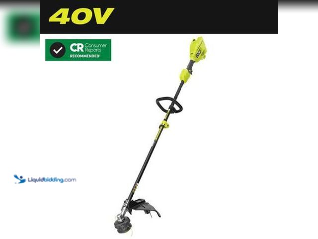 Lot 49-3565300 - RYOBI 40V 15 in. Expand-It Cordless Battery Attachment Capable String Trimmer (Tool Only) Model # RY...