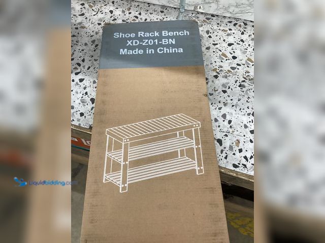 Lot 49-5486676 - Shoe Rack Bench Item#:XD-Z01-BN Item is Factory Sealed