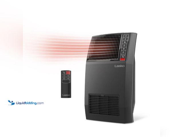 Lot 49-5487216 - Lasko
1500-Watt 20 in. Black Electric Console Ceramic Space Heater with Tip-Over Switch, Adjustable...