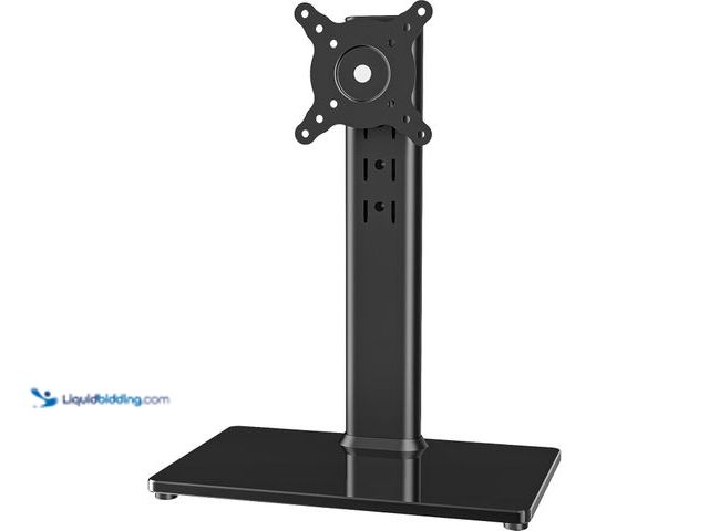 Lot 49-3527906 - Single LCD Computer Monitor Free-Standing Desk Stand Mount Riser for 13 inch to 32 inch screen with ...