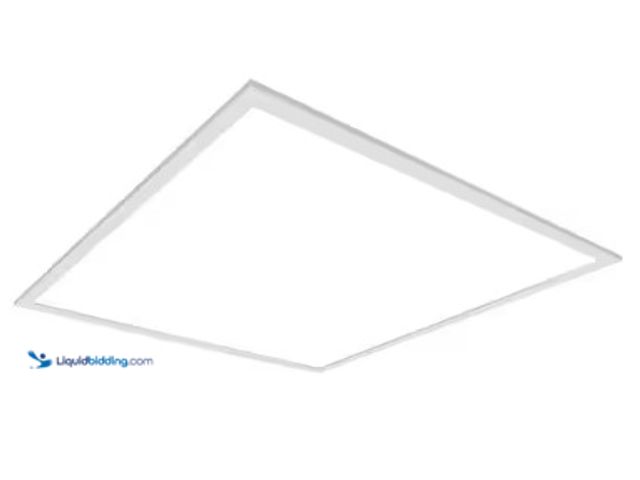 Lot 49-3615795 - Metalux 2 ft. x 2 ft. Adjustable Lumens 4100/3600/2600, Integrated LED Panel Light, Adjustable CCT 3...