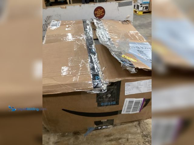 Lot 49-5461008 - 9' x 12' Blue/ White Tone iNdoor Area Rug with Non-skid backing. Unused