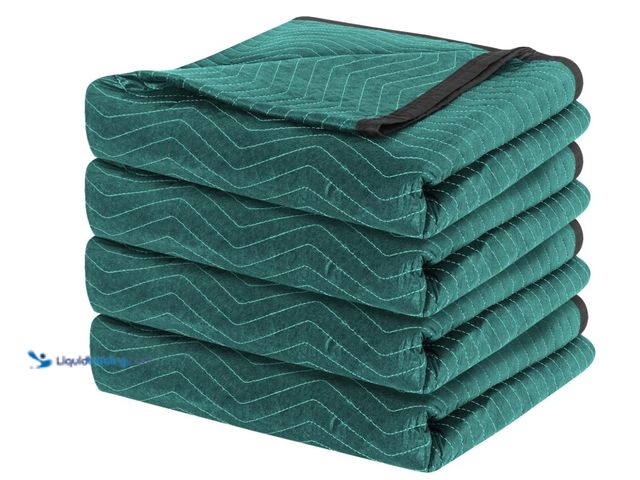 Lot 49-1567724 - Diamond UP 4 Moving Blankets, Double Extra Large Moving Blankets for Furniture, Professional Quilted...