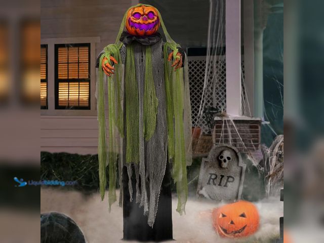 Lot 49-5409782 - Halloween Decorations Outdoor - 6 Ft. Large Animated Root of Evil Prop with Spooky Sound - Sound & T...