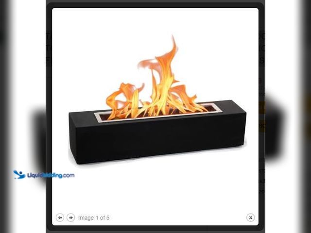 Lot 49-3600241 - Room Starters Tabletop Fire Pit - Portable Indoor or Outdoor Fireplace, Table Top Fire Pit Bowl for ...