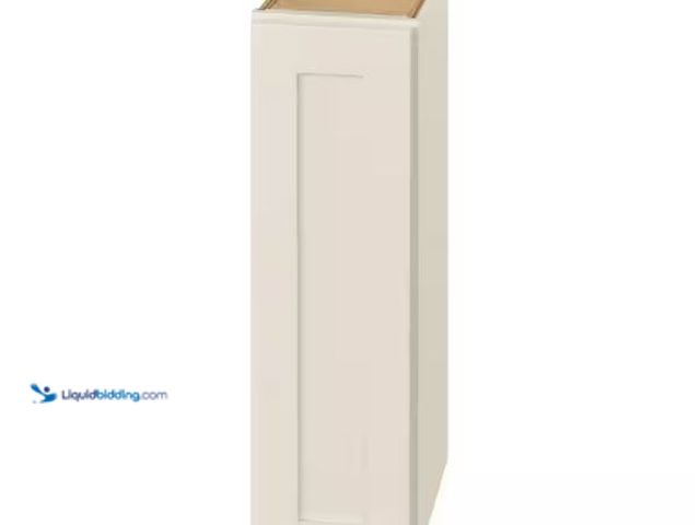 Lot 49-1579006 - Hampton Bay Avondale 9 in. W x 12 in. D x 30 in. H Ready to Assemble Plywood Shaker Wall Kitchen Cab...