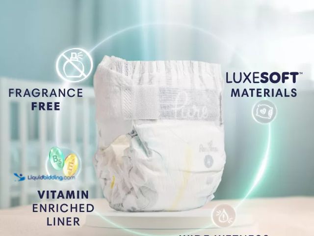 Lot 49-5538967 - Pampers Pure Protection Diapers Pack - Size 2 - 120ct. New