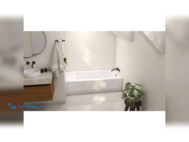 Lot 49-5416099 - Bootz Industries Aloha 60 in. x 30 in. Soaking Bathtub with Right Drain in White. [Model # 011-3364-...