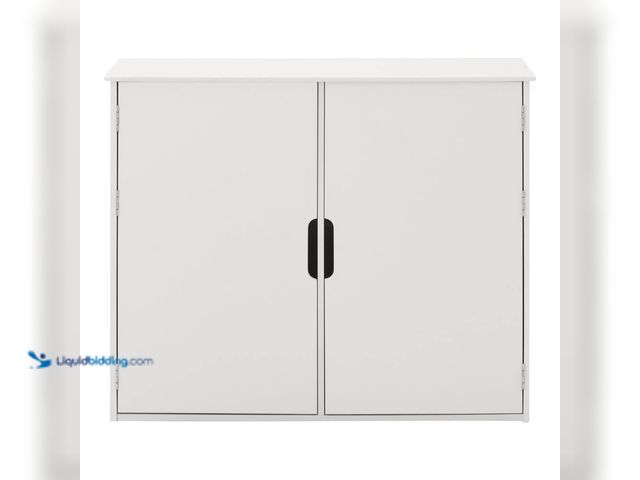 Lot 49-5552818 - StyleWell Craft White Storage Hutch. Store SKU # 1005773210. Unused with NO hardware