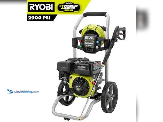 Lot 49-1517179 - RYOBI
2900 PSI 2.5 GPM Cold Water Gas Pressure Washer with 212cc Engine, Model # RY802925, Used (Un...