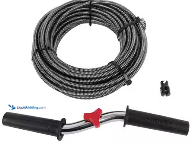 Lot 49-1569180 - Husky 50 ft. Drain Auger, Replacement Cable for Electric Augers, Model # 410-270-0111, Unused.  Ref#...