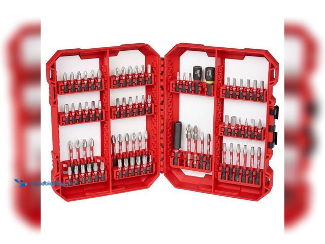 Lot 49-3540136 - Milwaukee
SHOCKWAVE Impact Duty Alloy Steel Screw Driver Bit Set (74-Piece) New