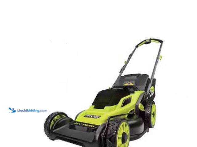 Lot 49-1625317 - RYOBI ONE+ HP 18V Brushless 16 in. Cordless Battery Walk Behind Push Lawn Mower ONLY, Model # P1190,...