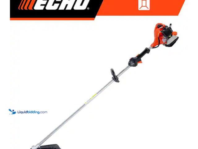 Lot 49-1636805 - ECHO 21.2 cc Gas 2-Stroke Straight Shaft String Trimmer with Rapid-Loader Trimmer Head and 16 in. Cu...