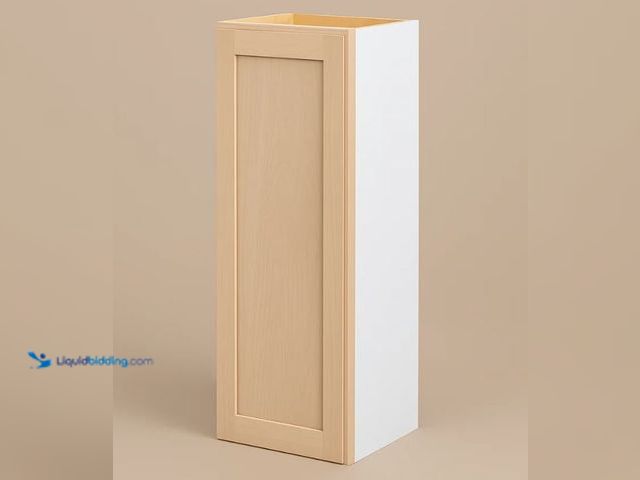 Lot 49-5551544 - Hampton Bay 15 in. W x 12 in. D x 42 in. H Ready to Assemble Wall Kitchen Cabinet in Unfinished with...
