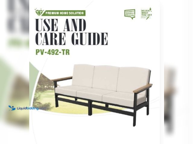 Lot 49-5547963 - SUNSHINE VALLEY PV-492-TR Chic Outdoor Patio Furniture. Unused with hardware. 3 Boxes.