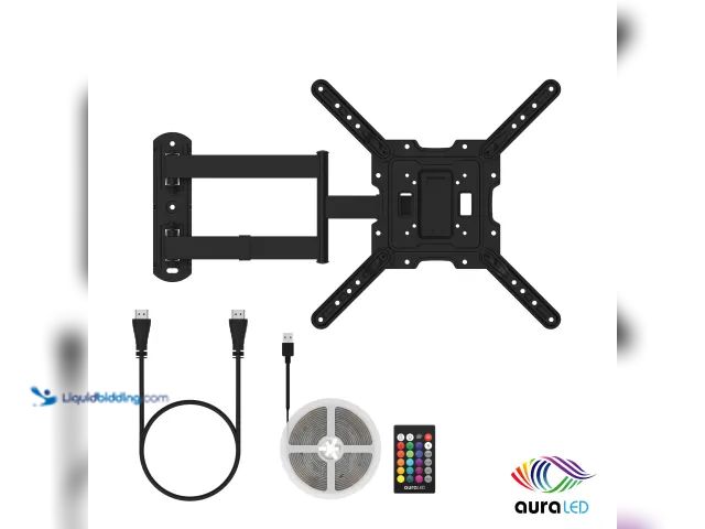 Lot 49-1515975 - Tzumi Aura LED Color Home TV Mount Combo Pack. Model# 8307HD. Unused  Ref#HD0724