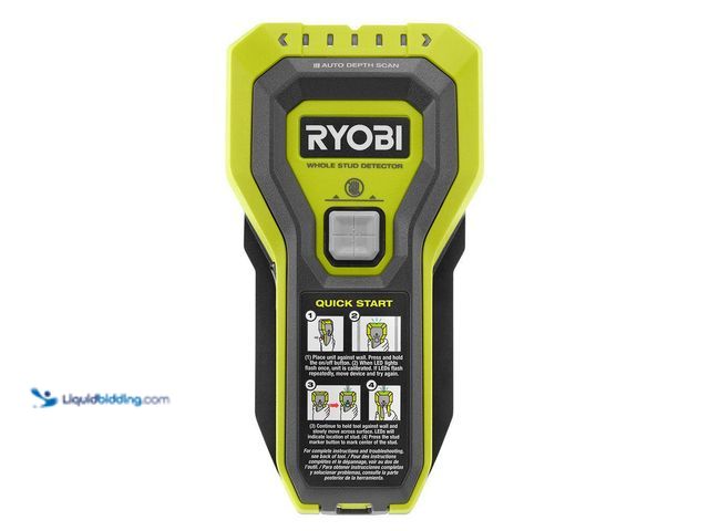 Lot 49-3540175 - RYOBI
Whole Stud Finder Unused