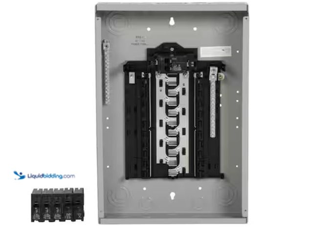 Lot 49-2006675 - Siemens SN Series 100 Amp 20-Space 20-Circuit Main Breaker Plug-On Neutral Load Center Value Pack, M...