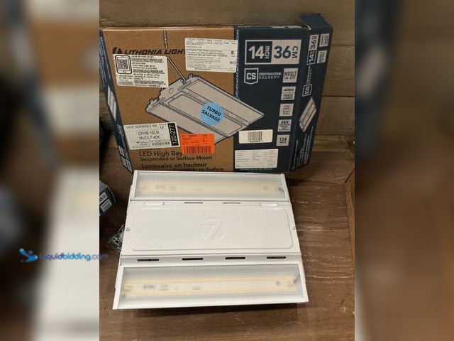 Lot 49-3528519 - Lithonia Lighting Compact Pro LED High Bay Light, Ceiling Lighting Fixture, 18,000 Lumens, 4000K Coo...