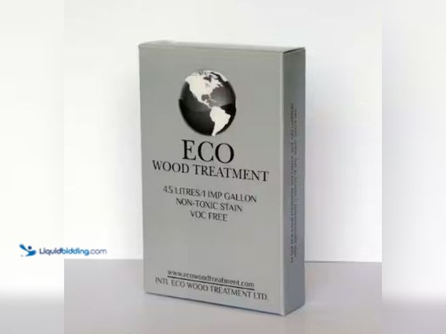 Lot 49-3612955 - Lot of (4) Intl Eco Wood Treatment 1 gal. Exterior/Interior Wood Stain and Preservative, Model # EWT...