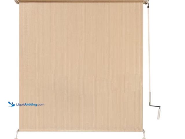 Lot 49-1516545 - Coolaroo Southern Sunset UV Blocking Fade Resistant Fabric Exterior Roller Shade 48 in. W x 72 in. L...