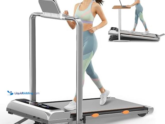 Lot 49-1631963 - Walking Pad with 15% 12-Level Auto Incline & Handle Bar, 450 lbs Capacity UI Screen, Rayspace 3.5HP ...