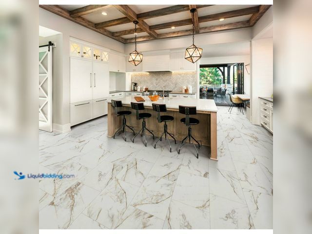 Lot 49-5508635 - Approx 200 sq.ft  Home Decorators Collection
Brooking Carrera Marble 12 MIL x 12 in. W x 24 in. L W...