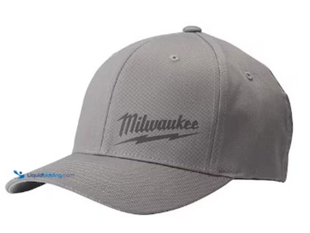 Lot 49-2022522 - Lot of (2) Milwaukee Large/Extra Large Gray Fitted Hat, Model # 504G-LXL, MSRP $49.98, Unused.  Ref#...
