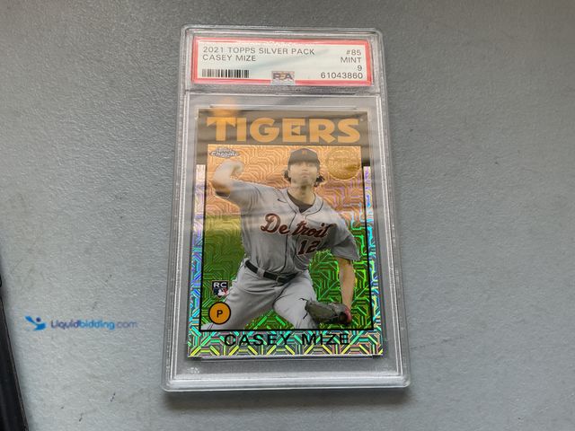 Lot 49-1801442 - WOW GRADED CARD! 2021 TOPPS SILVER PACK CASEY MIZE TIGERS ROOKIE.