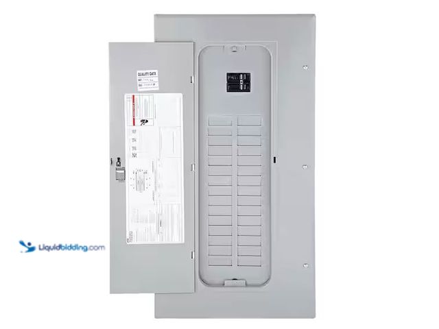 Lot 49-3600453 - ABB 100 Amp 30-Space 60-Circuit Indoor Main Breaker Plug-On Neutral Circuit Breaker Panel Model #PAM...