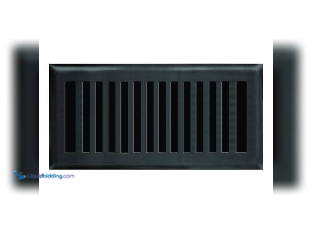 Lot 49-5452650 - Hampton Bay
4 in. x 10 in. New York Modern Floor Register in Matte Black. SKU # 1005859092 Item is ...