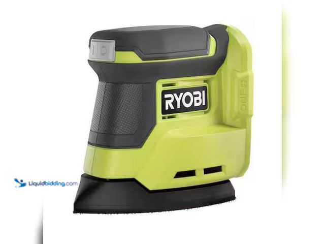 Lot 49-2005893 - RYOBI ONE+ 18V Cordless Corner Cat Finish Sander (Tool Only), Model # PCL416B, Unused, No battery, N...