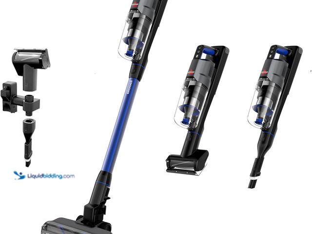 Lot 49-5556923 - Bissell PowerClean FurFinder 200W Self-Standing Cordless Vacuum, 4052 | Bright headlights; wall moun...