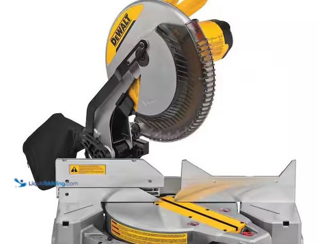 Lot 49-1568778 - DEWALT 15 Amp Corded 12 in. Single Bevel Compound Miter Saw Model # DWS715, Unused, Unable To Test  ...