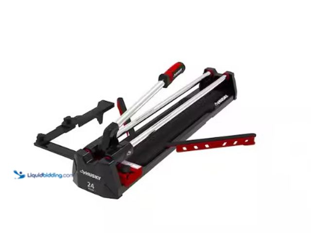 Lot 49-2004456 - Husky 24 in. Tile Cutter with Tungsten Carbide Blade and Adjustable Gauge, Model # JHD600, Used, Has...