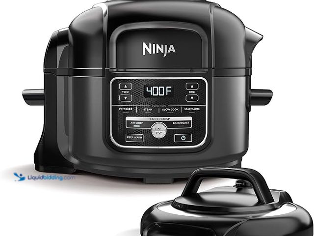 Lot 49-1622734 - Ninja Foodi 7-in-1 Pressure, Slow Cooker, Air Fryer and More; Model B07S652D97 with 5-Quart Capacity...