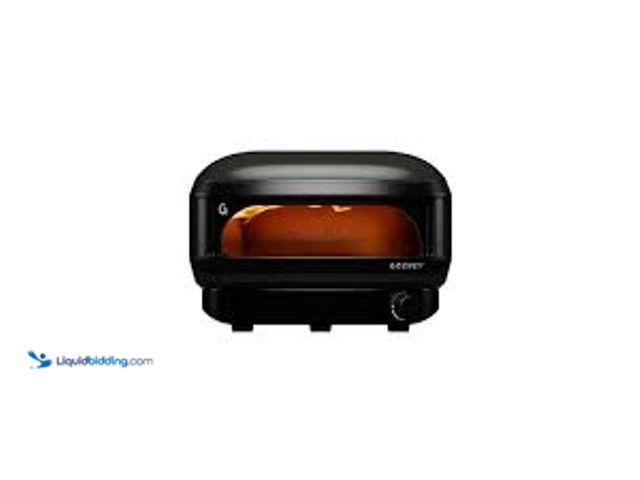 Lot 49-5488521 - GOZNEY Arc Lite-Off Black Propane Pizza Oven. Model # GAPOBUS1226. Used