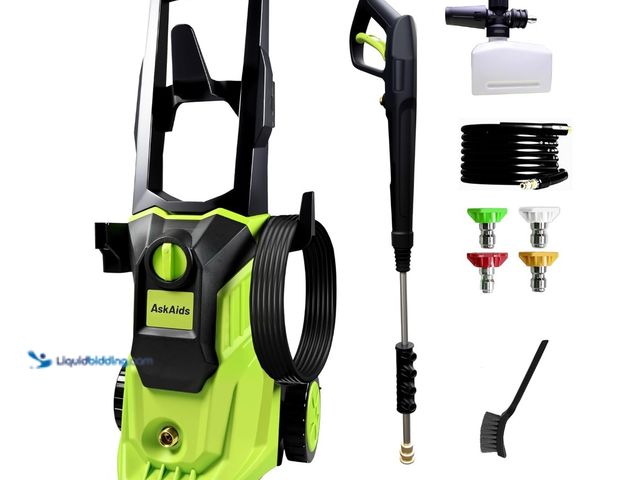 Lot 49-1574999 - Ask Aids Pressure Washer, Power Washer with Foam Cannon, High Pressure Cleaning Machine with 4 Nozzl...