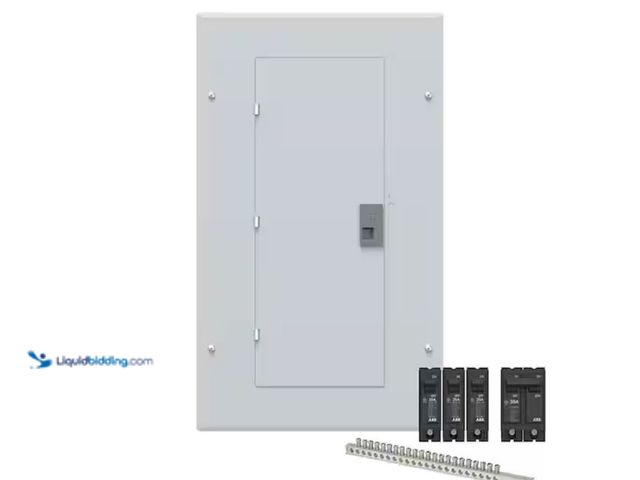 Lot 49-3614875 - ABB 200 Amp 20-Space 40-Circuit Main Lug Indoor Plug-On Neutral Load Center Value Pack Model # PAL20...