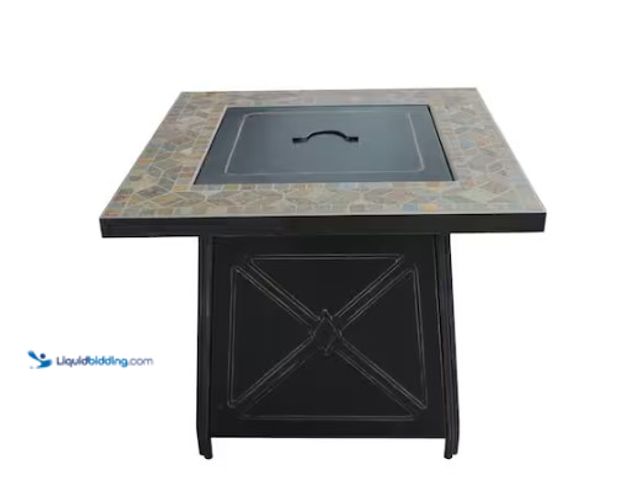 Lot 49-5574085 - Hampton Bay
Crossridge 30.00 in. W 50000 BTU coating Steel Propane Outdoor Fire Pit Table with Lava...