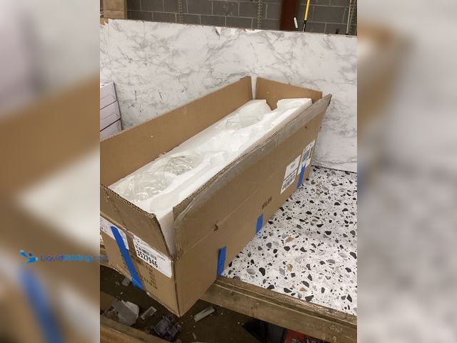 Lot 49-3527946 - Wall Sconce Light Kit Item is used with 2 broken glass pieces.