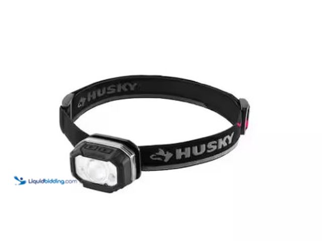 Lot 49-5551418 - Husky 400 Lumens LED Micro Rechargeable Headlamp, Unused