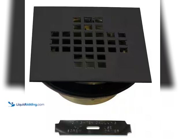 Lot 49-5486904 - Westbrass
(Brand Rating: 4.4/5)
2 in. No-Caulk Brass Compression Shower Drain with 4-1/4 in. Squar...