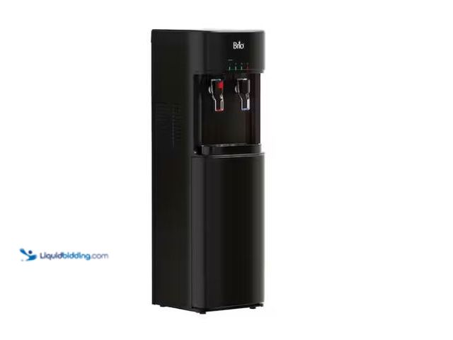Lot 49-1632124 - Brio Bottom Load Water Cooler Dispenser Paddle Dispensing, Hot & Cold, LED Lights w/Empty Bottle Ale...