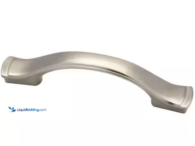 Lot 49-2006249 - Lot of (10) Liberty Step Edge 3 or 3-3/4 in. (76/96 mm) Classic Satin Nickel Cabinet Drawer Pull, Mo...